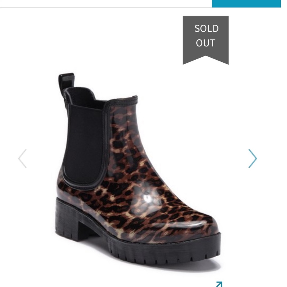 Jeffrey Campbell Cloudy Chelsea Rain Boot animal - Picture 8 of 8